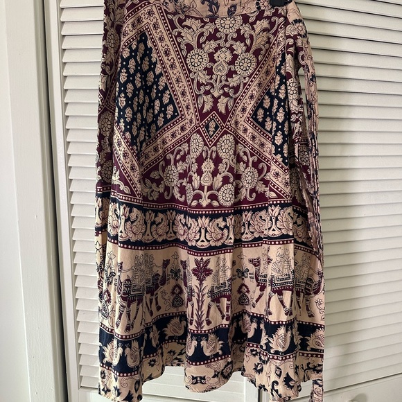 Vintage Bohemian Wrap Skirt - Picture 3 of 3